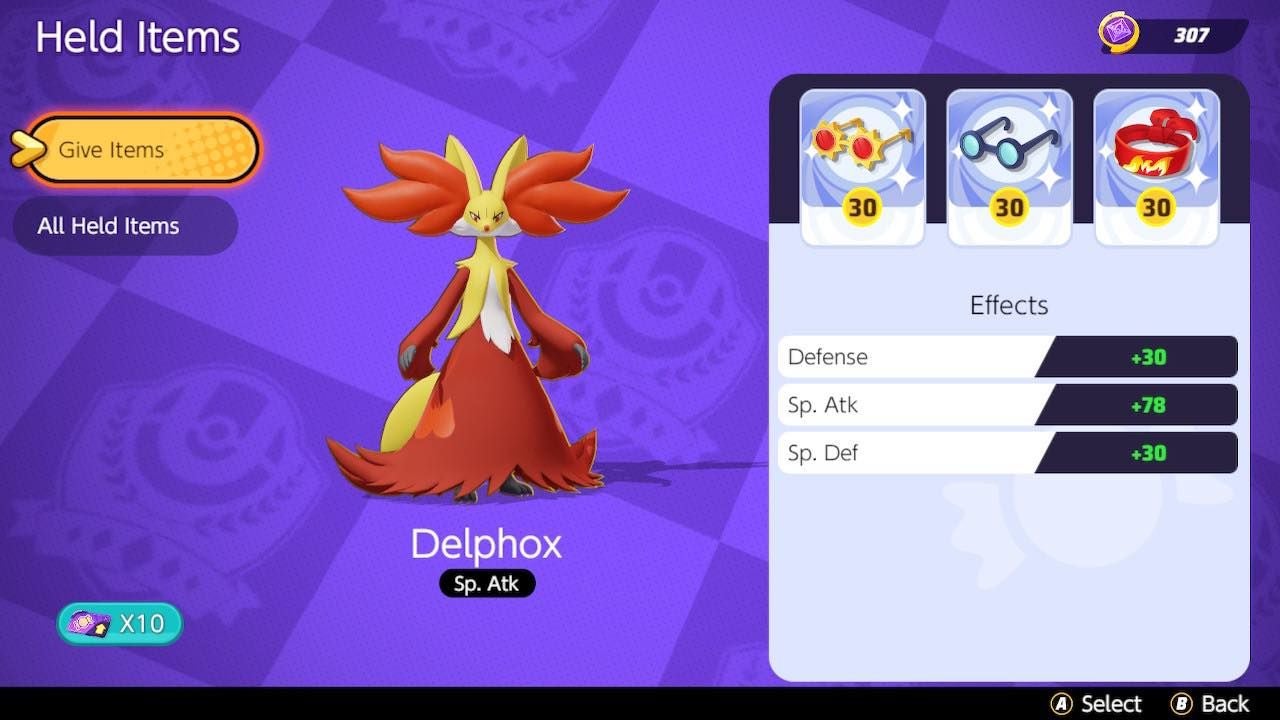 Pokémon Unite Delphox build, best items and moveset